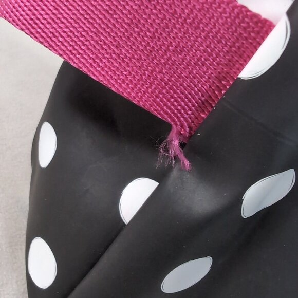 Victorias Secret PINK Loco for Coco Polka Dot Toiletry Cosmetic Bag Travel Black - Picture 16 of 16